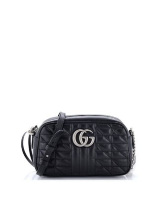 Small GG Marmont Shoulder Bag Mixed Matelasse Leather