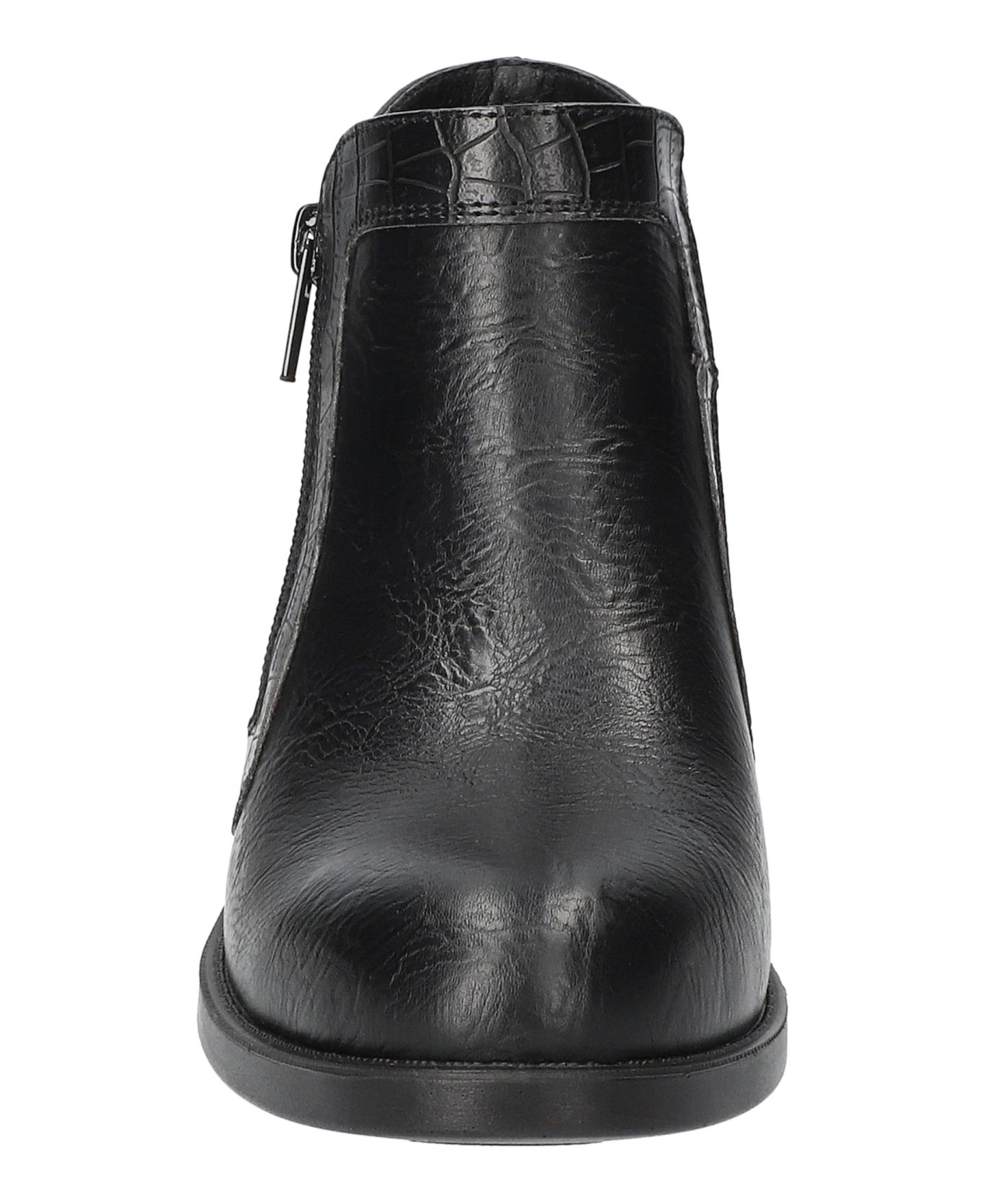 Женские ботинки Easy Street Bradley Block Heel Ankle Booties, цвет: Чёрный — фото 6