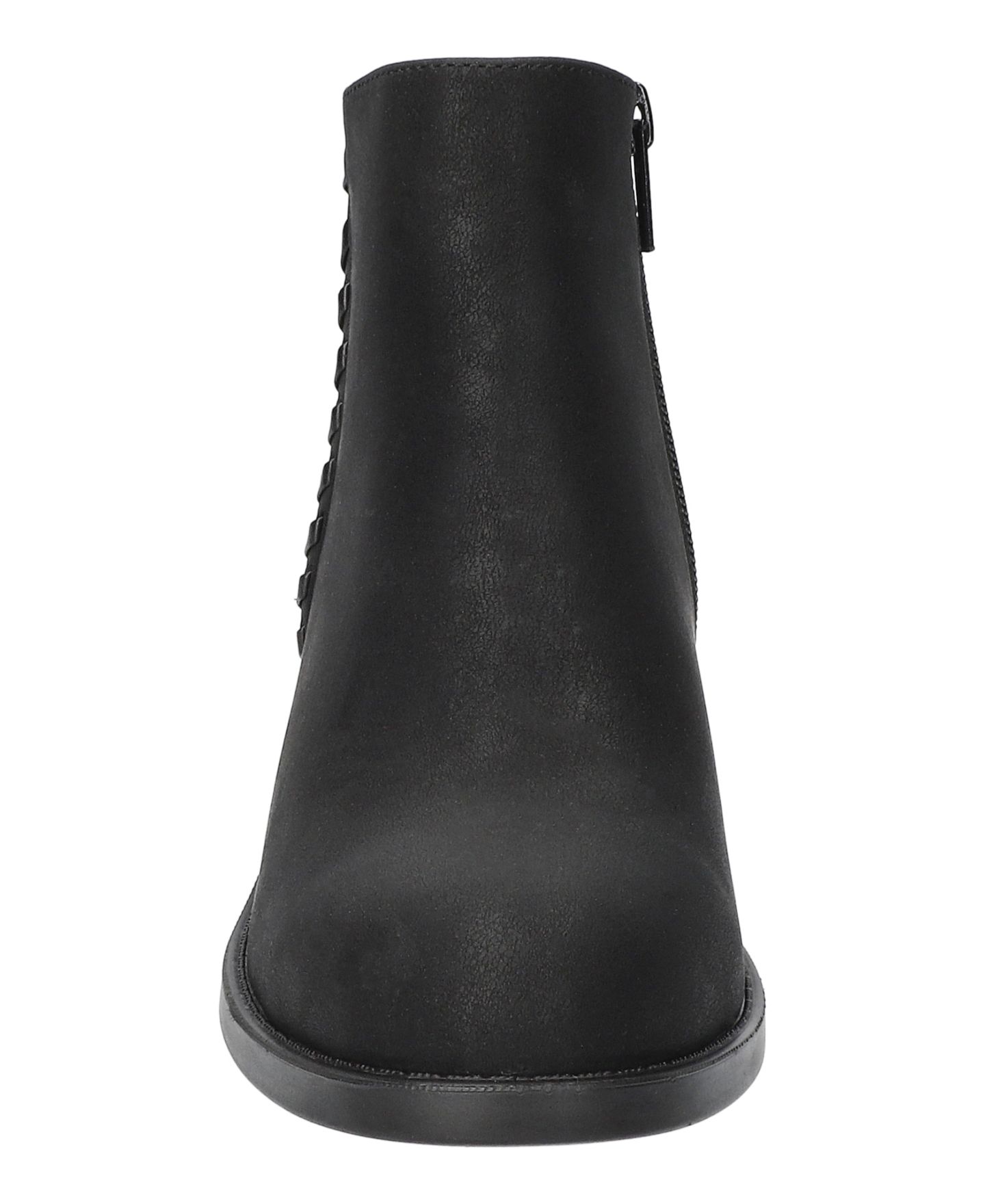 Женские ботинки Easy Street Belmont Ankle Block Heel Booties, цвет: Чёрный матовый — фото 6