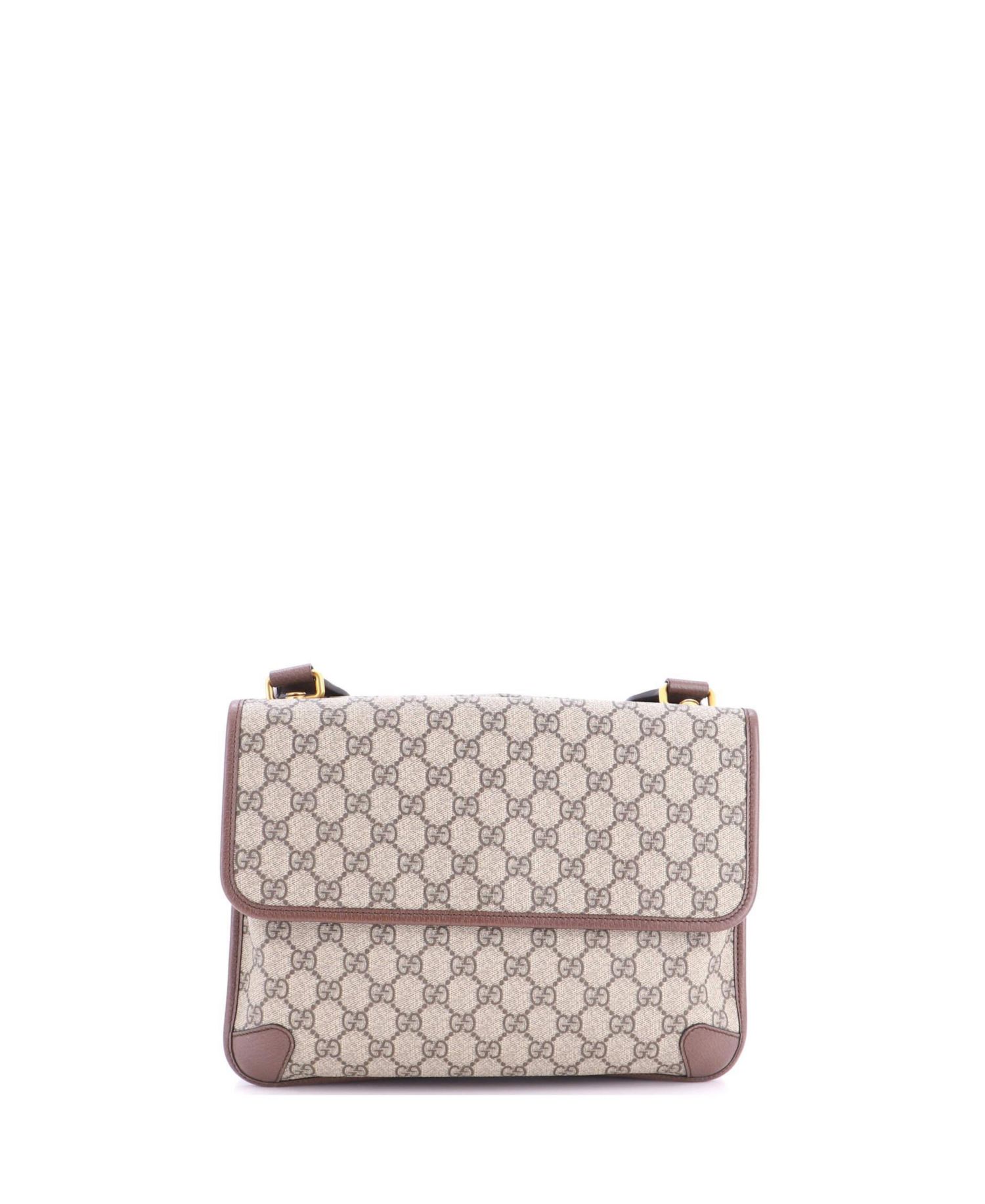 Medium Neo Vintage Flap Messenger GG Coated Canvas