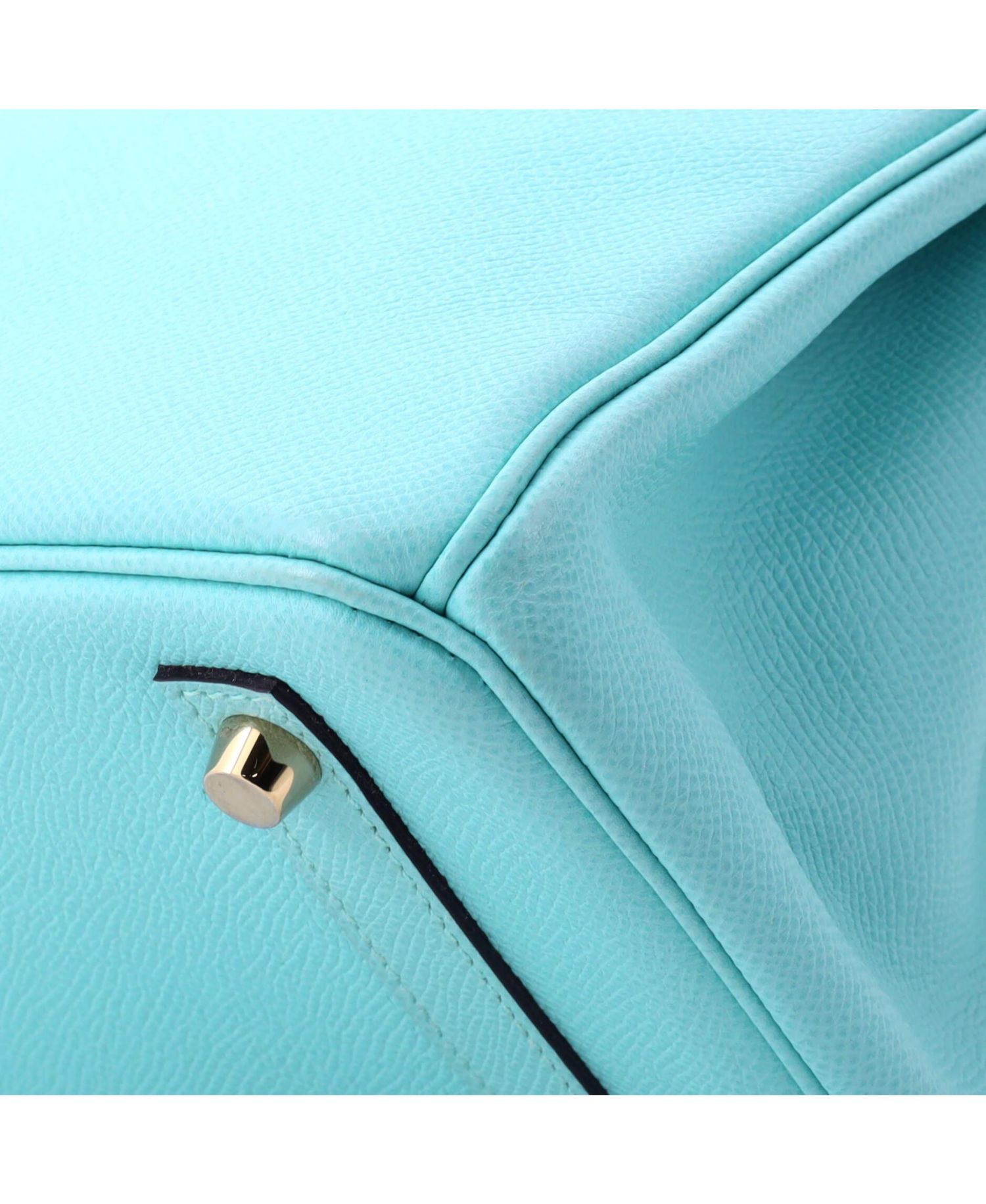 Birkin 30 Handbag Blue Epsom with Gold Hardware