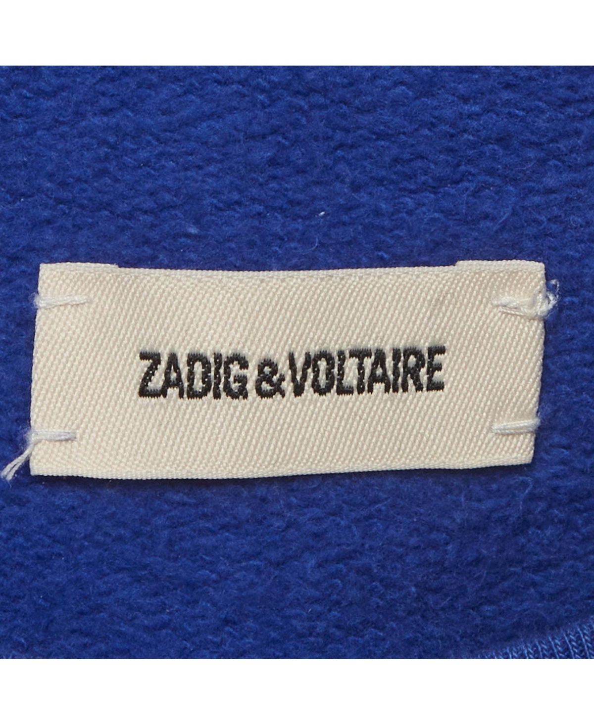 Pre-Owned Zadig & Voltaire Women's Logo Embroidered Jersey Sweatshirt