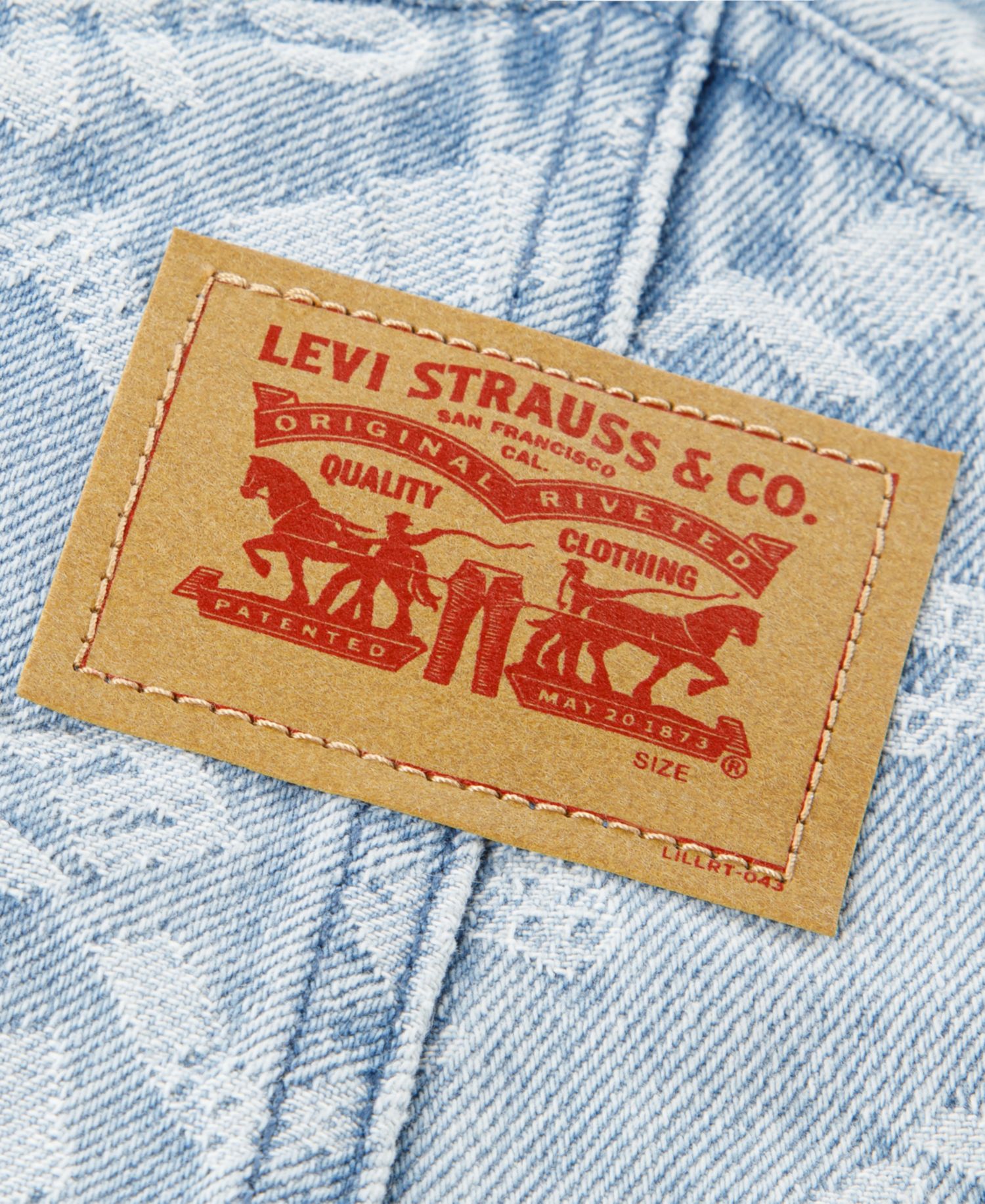 Baby Boys' Jacquard Denim Coverall