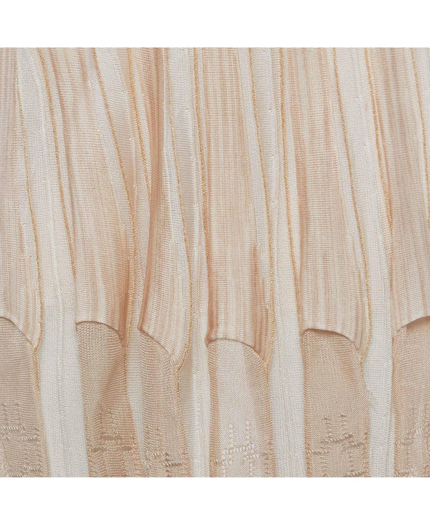 Women's Stretch Knit Flared Midi Skirt