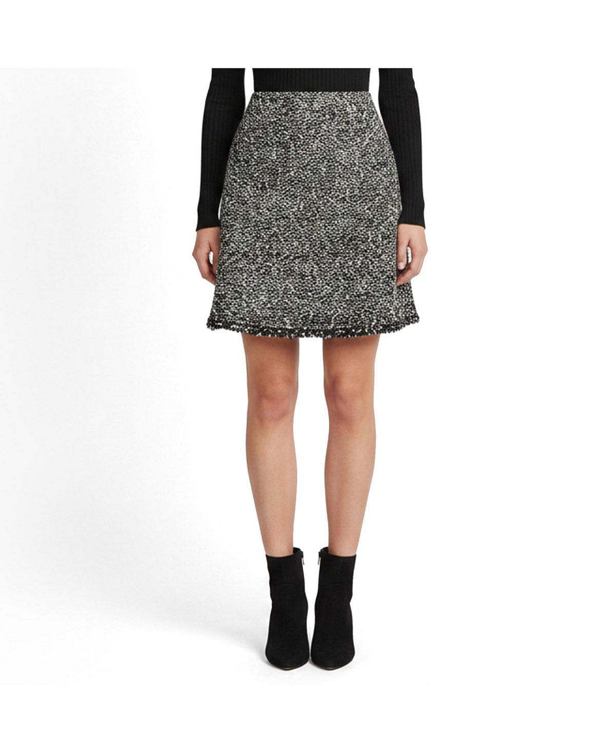 Pre-Owned Balenciaga Women's Tweed Zip Up Mini Skirt view 1 — MAYCSS fashion products