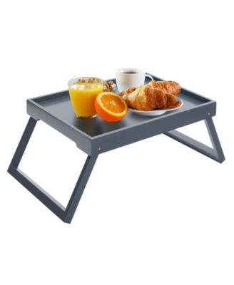 Bed Tray Table Folding Breakfast Serving Laptop Desk Portable Wooden Eating Working Kitchen Sofa Hospital Gift