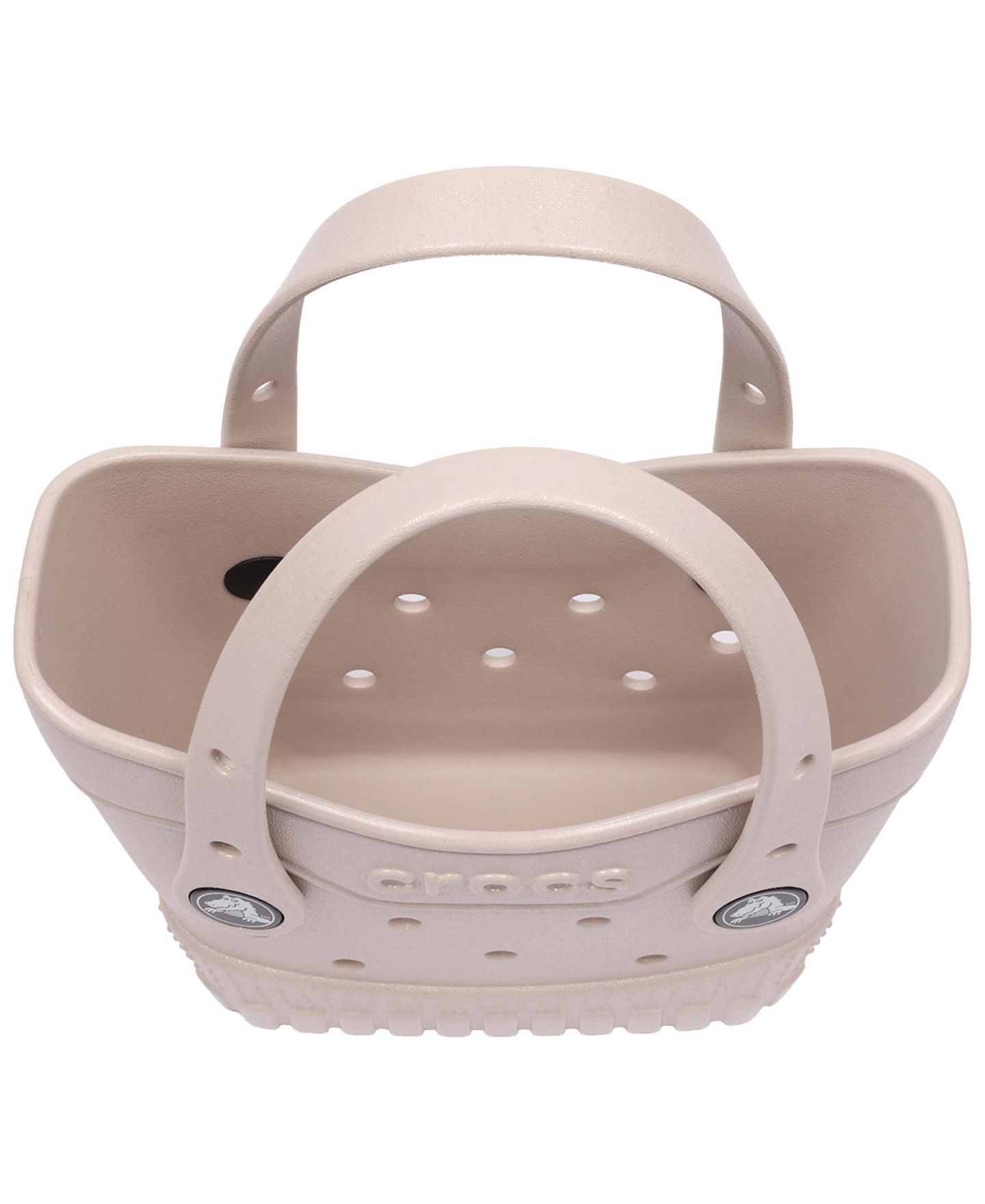 Женская сумка Crocs Micro Tote – Glitter Print EVA Mini, Jibbitz – Compatible, цвет: Coca Crm — фото 5
