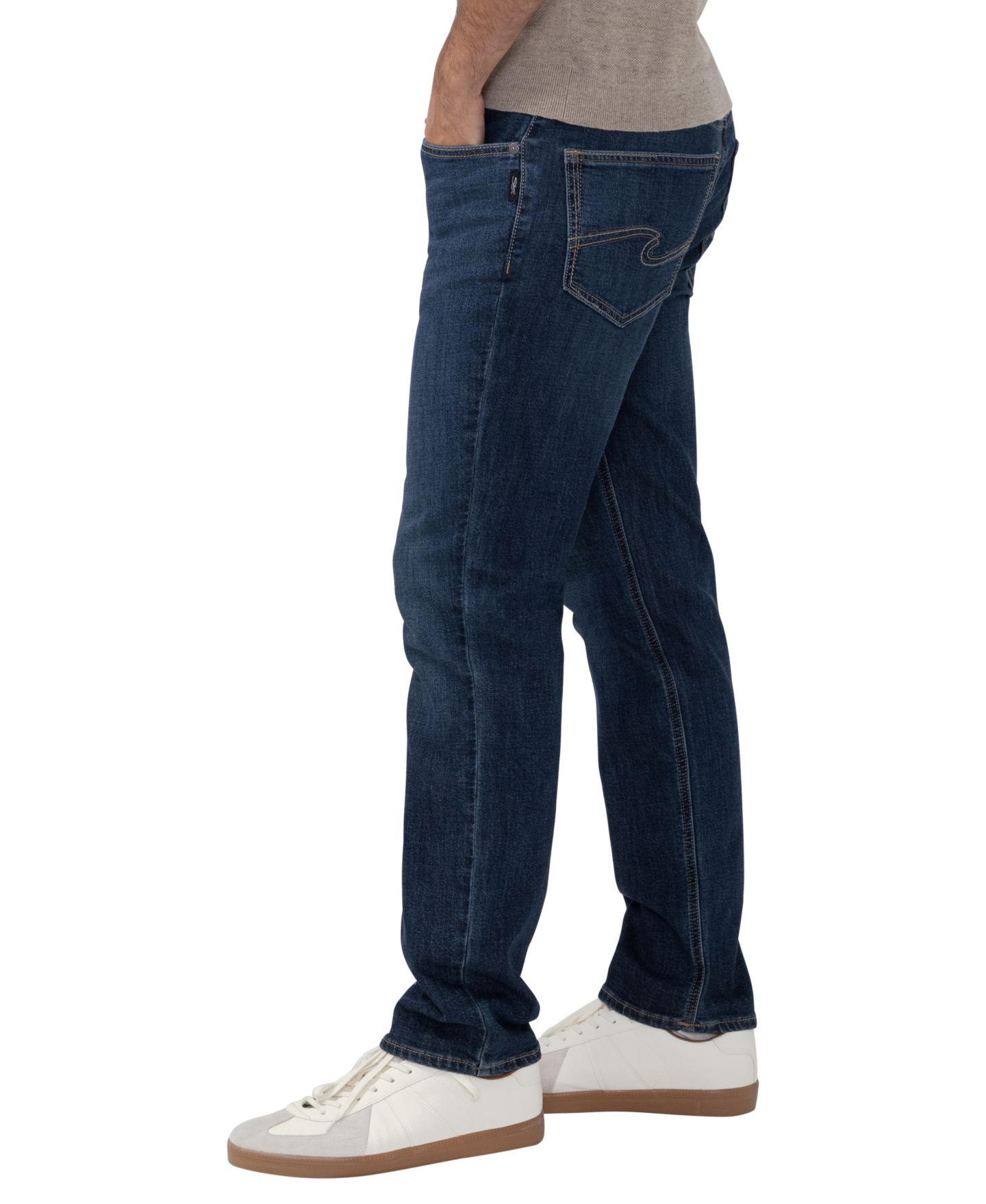 Мужские джинсы Silver Jeans Co. Eddie прямого кроя, цвет: Brother — фото 4