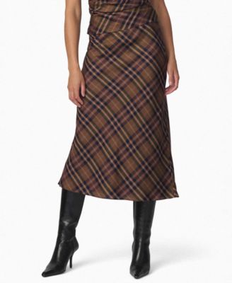 Women's The Ines Plaid Midi Skirt