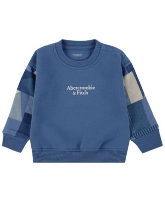 Baby Boys' Essential Patchwork Long-Sleeve Sweatshirt