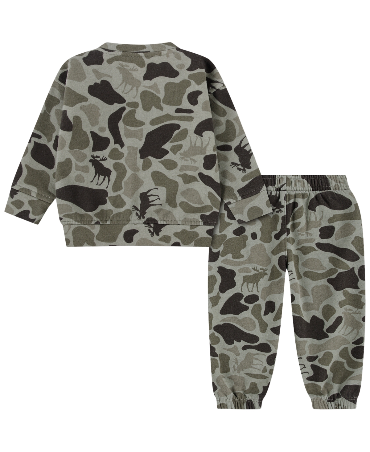 abercrombie kids Baby Boys' Long-Sleeve Sweatshirt and Pants, 2-Piece Set