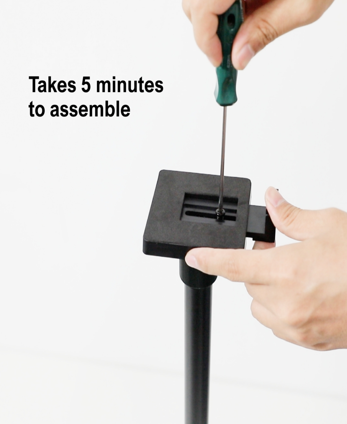Ultimea Height-Adjustable Speaker Stands Pair, 24.4" To 36.6"