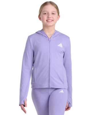Girls' 8-16 Long-Sleeve Full-Zip Hooded Jacket