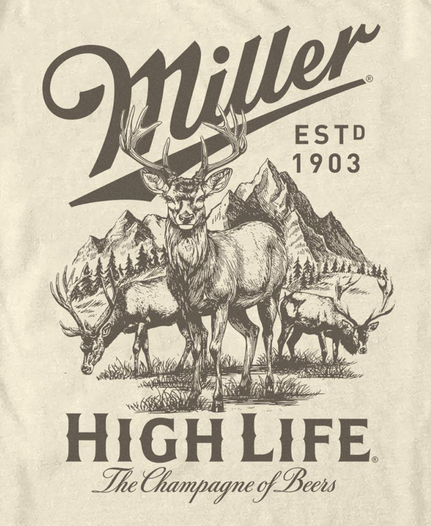 Men's Miller Miller Field Deer T-Shirt