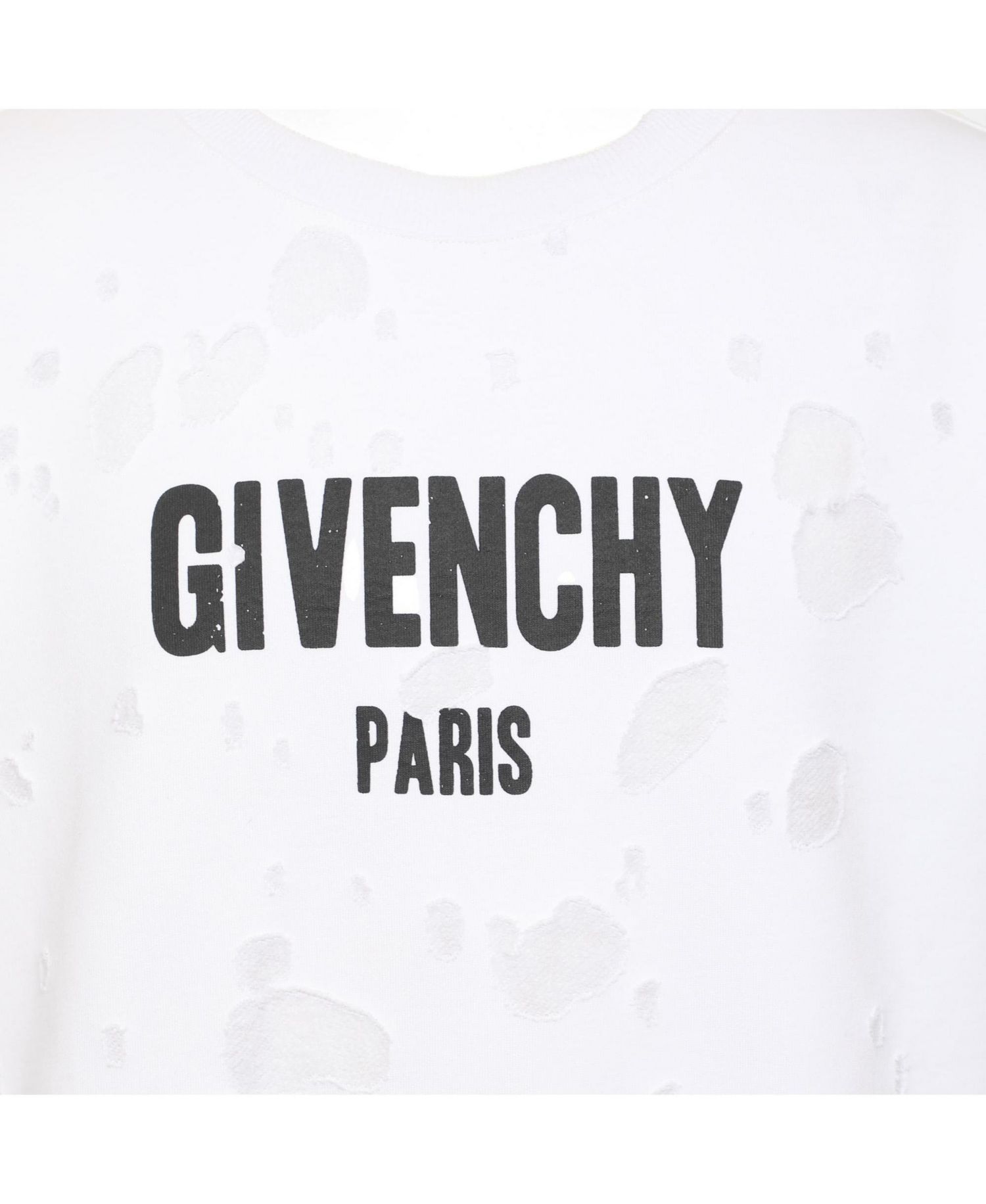 Men's Jersey Distressed Logo Sweater