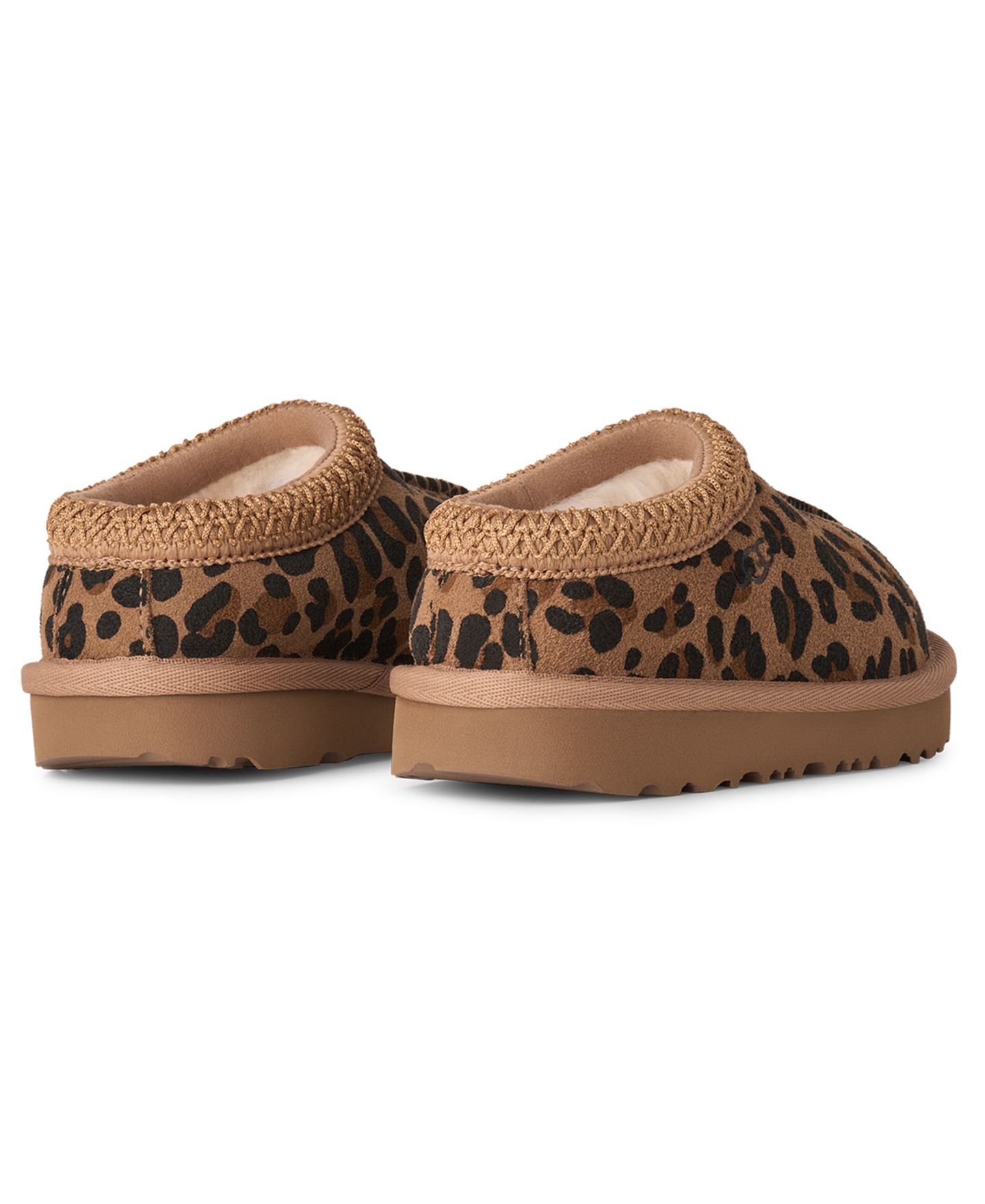 Сабо UGG® Tasman II Spotted Clog Slippers для девочек, цвет: Рыжевато-коричневый — фото 6