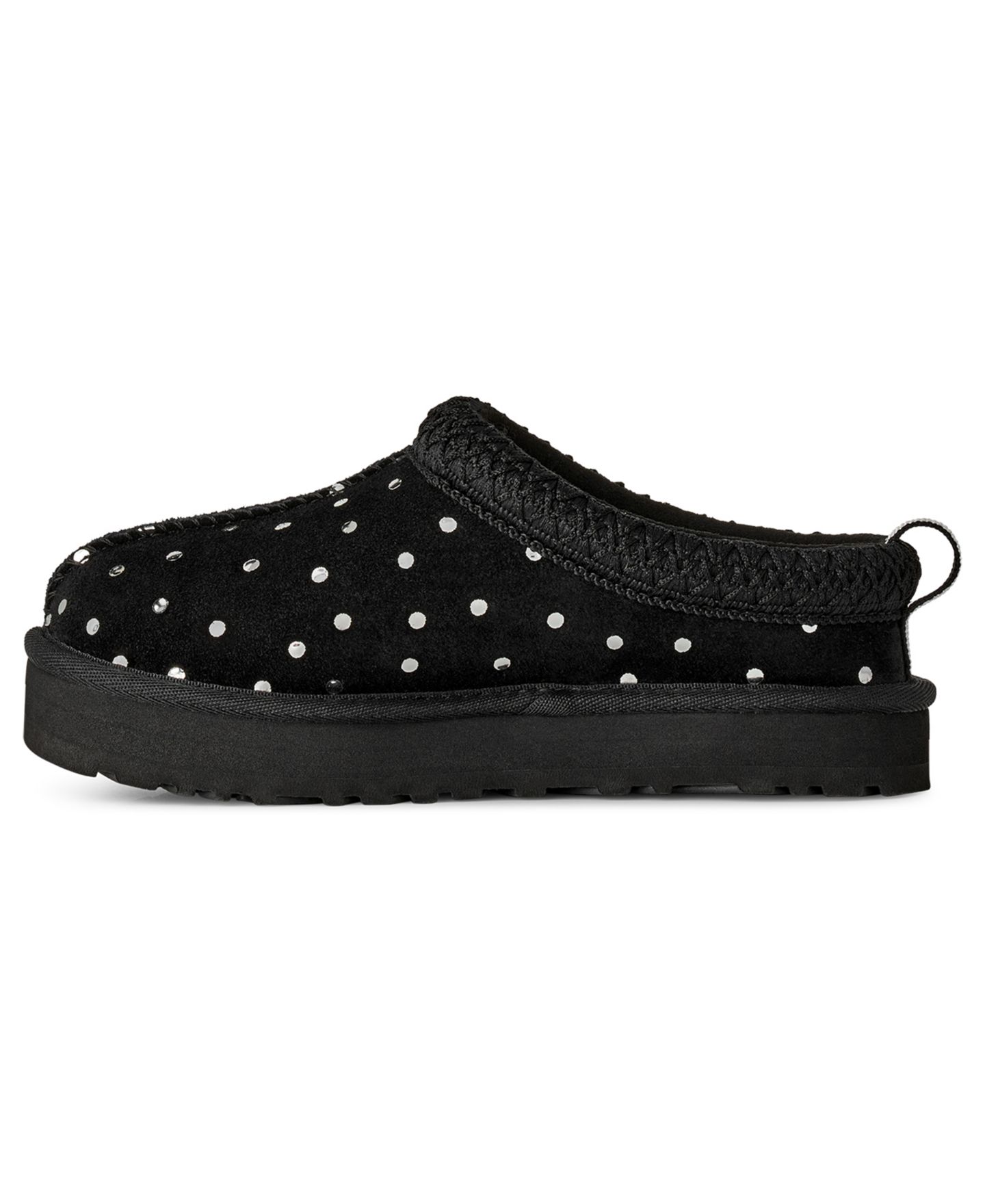 UGG® Детские домашние тапочки UGG Tazz Shiny Dots без застёжки, цвет: Чёрный — фото 5