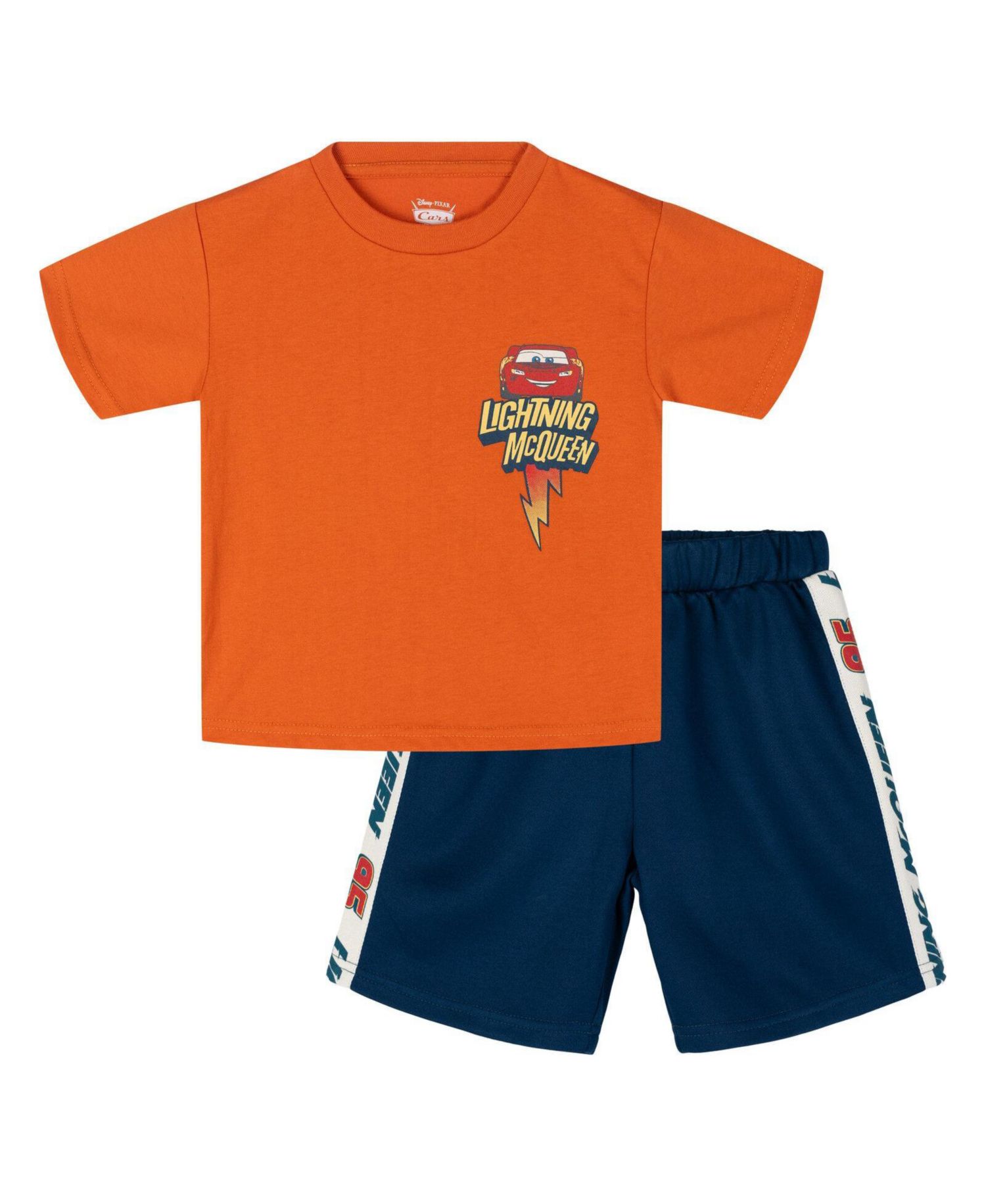 Toddler Boys (2T-4T) Racing 2-Piece T-Shirt and Shorts Set