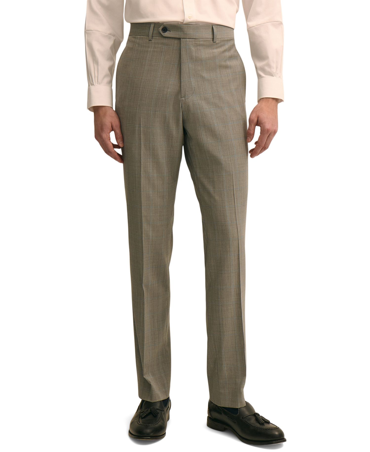 Men's Wool-Blend Stretch Regular-Fit Suit Separates Pant