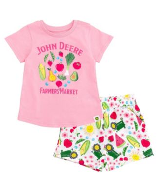 Toddler Girls (2T - 4T) 2-Piece T-Shirt and Bottoms Set