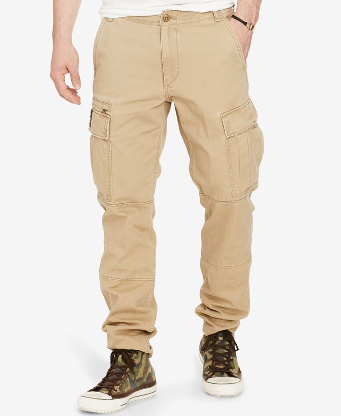 Denim & Supply Ralph Lauren Men's Slim-Fit Chino Cargo Pants - Macy's