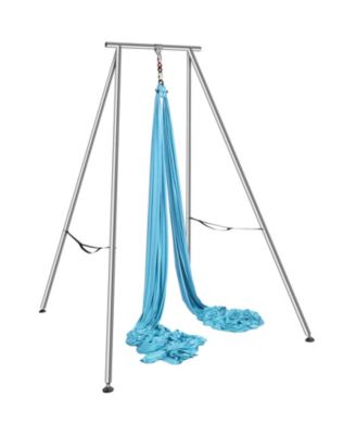Yoga Swing Stand Hammock Aerial Silk Kit 551.15 lbs Load Yoga Frame
