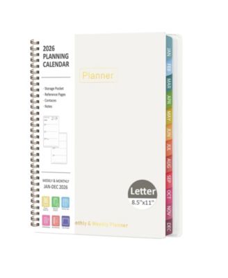 2026 Planner Weekly Monthly Hardcover Agenda