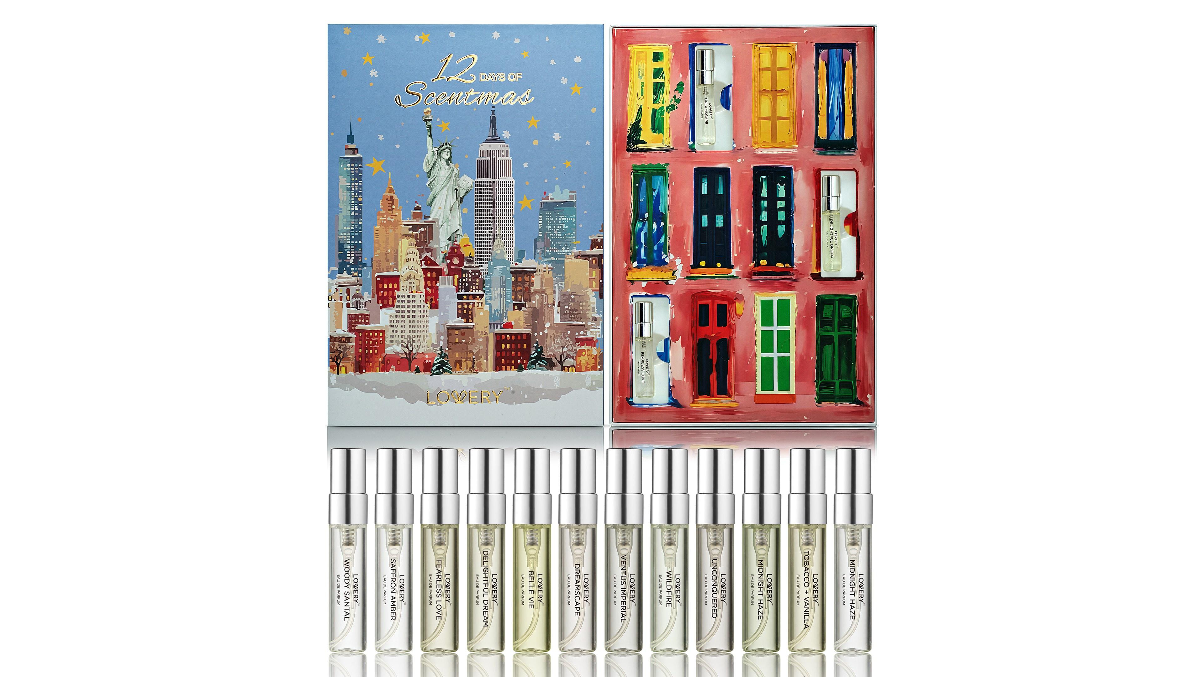 Lovery 12-Piece Limited-Edition Luxury Countdown Eau de Parfum Advent Calendar Scentmas Gift Set