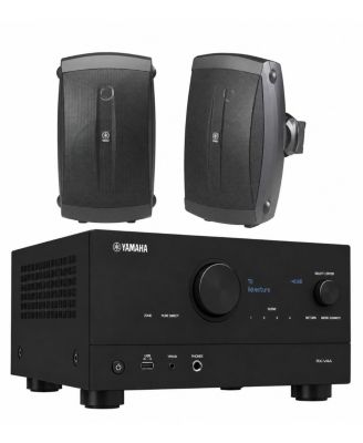 RX-V4A 5.2-Channel 80W AV Receiver with Speakers, Works with Alexa
