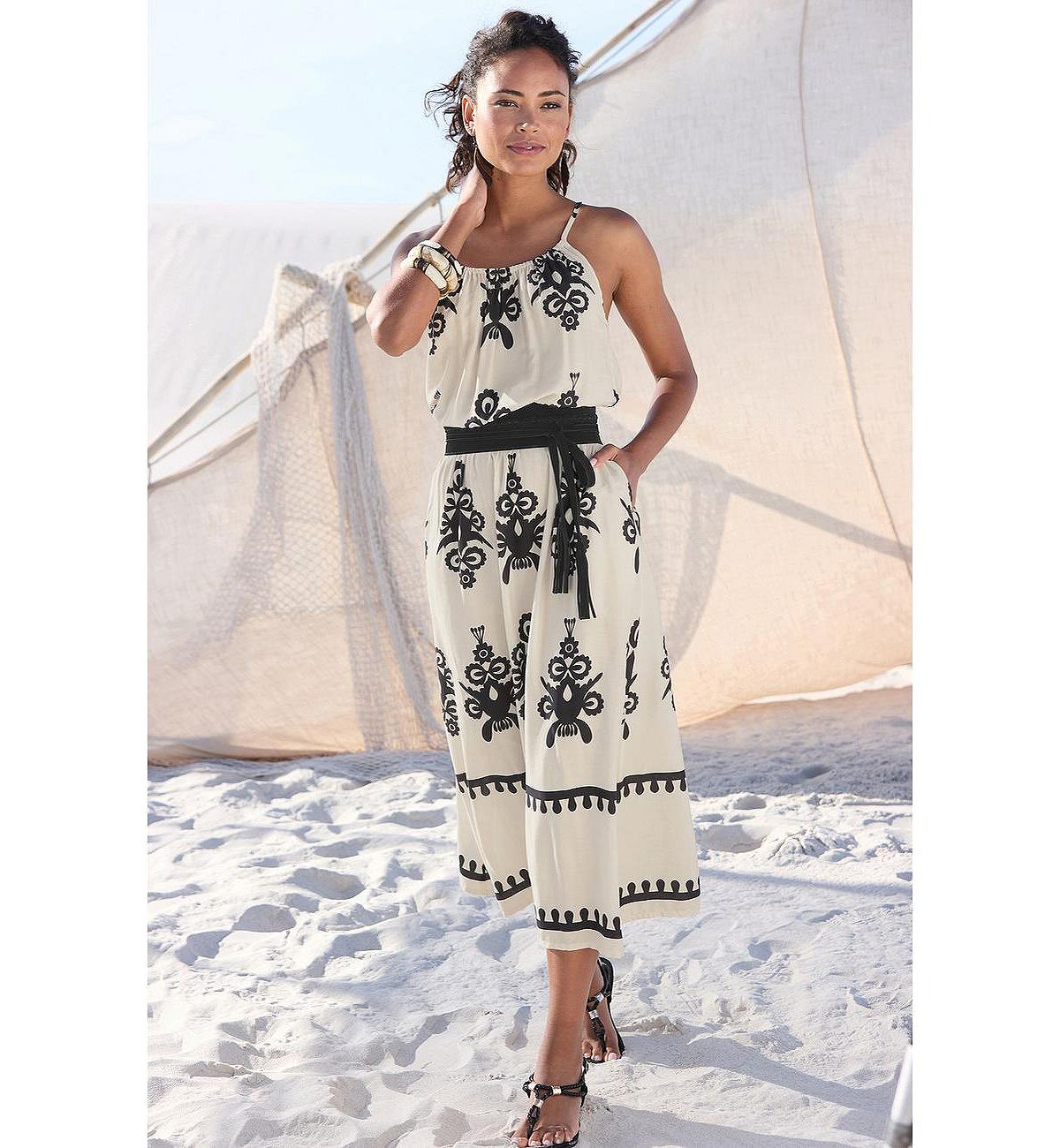 LASCANA Women's Ornamental Print Dress view 2 — MAYCSS fashion products