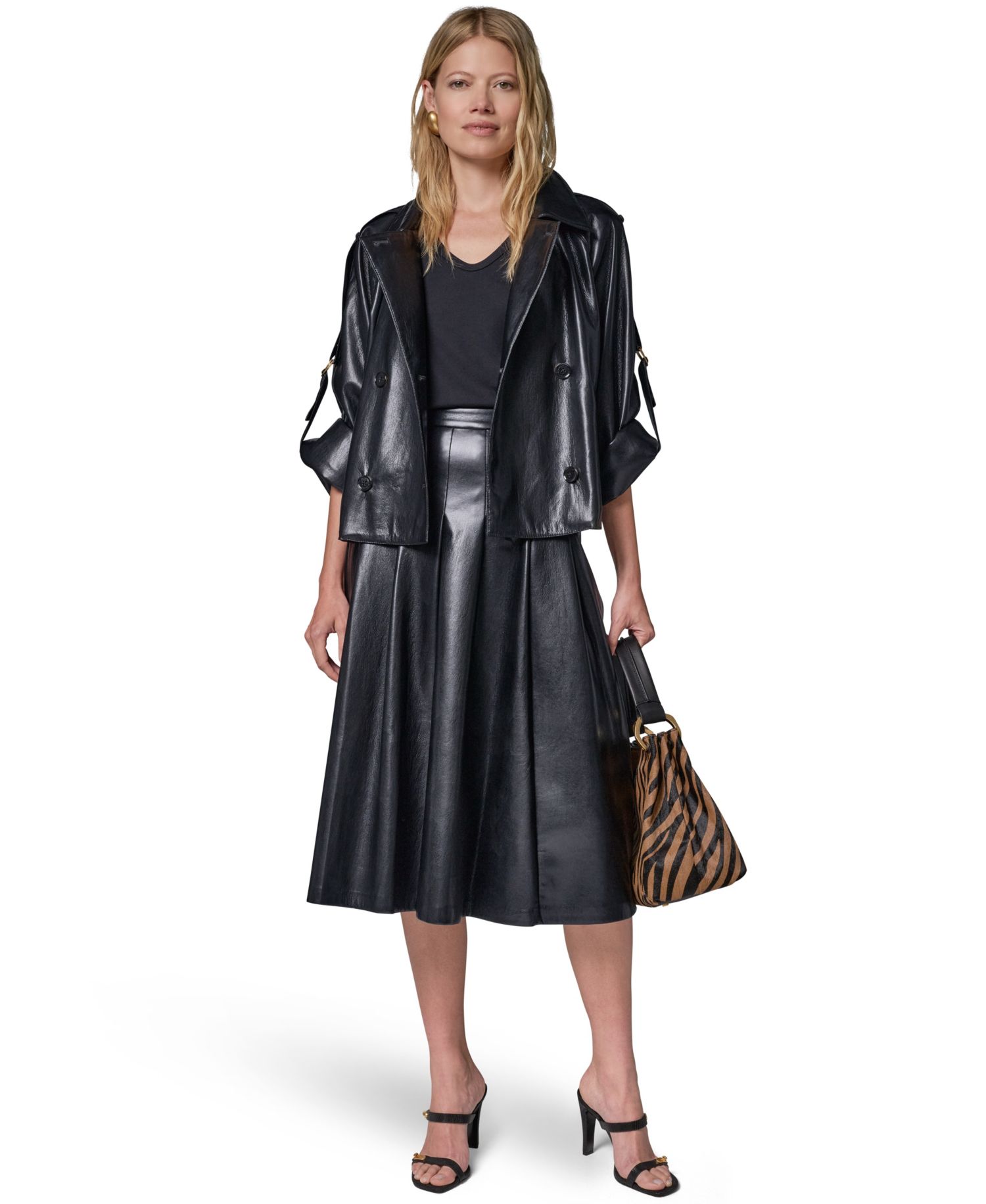 Women's Roll-Sleeve Short Jacket