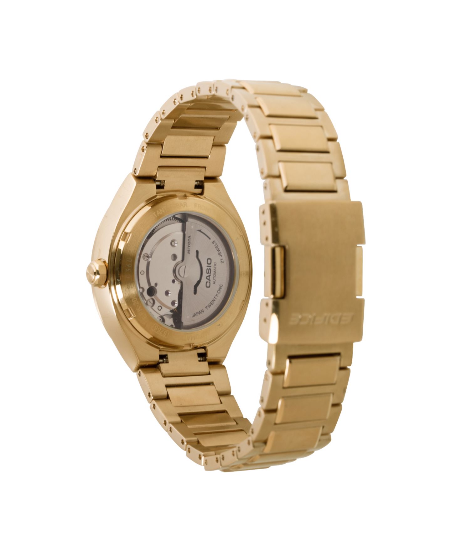 Мужские часы G-Shock Edifice Gold-Tone Stainless Steel Automatic Watch 38mm — фото 2