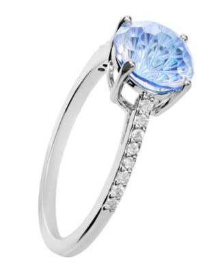 Sterling Silver Starlight Cubic Zirconia Ring