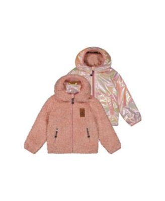 Baby Girls (12M - 24M) Reversible Mid-Season Jacket
