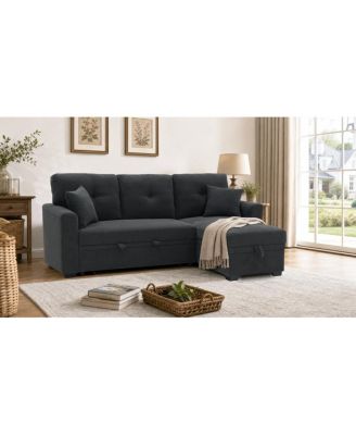 Reversible Sleeper Sectional with Storage