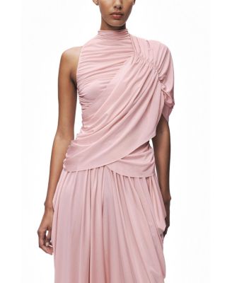 Women's Asymmetric Sleeve Draped Blouse