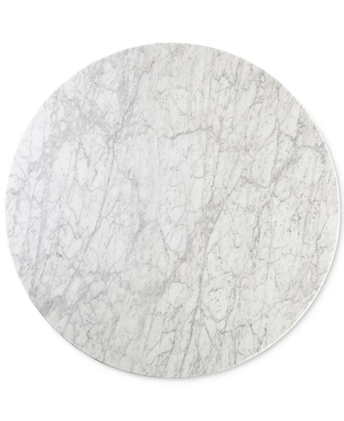 Furniture CLOSEOUT! Callisto Marble Round Dining Table, Created for ...