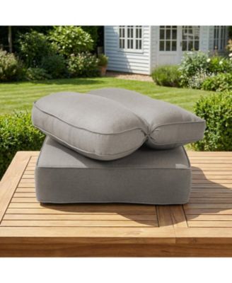 Outdoor Chair Cushions 22 x 24 x 6 Inch, Outdoor Back and Seat Patio Replacement Cushion Set