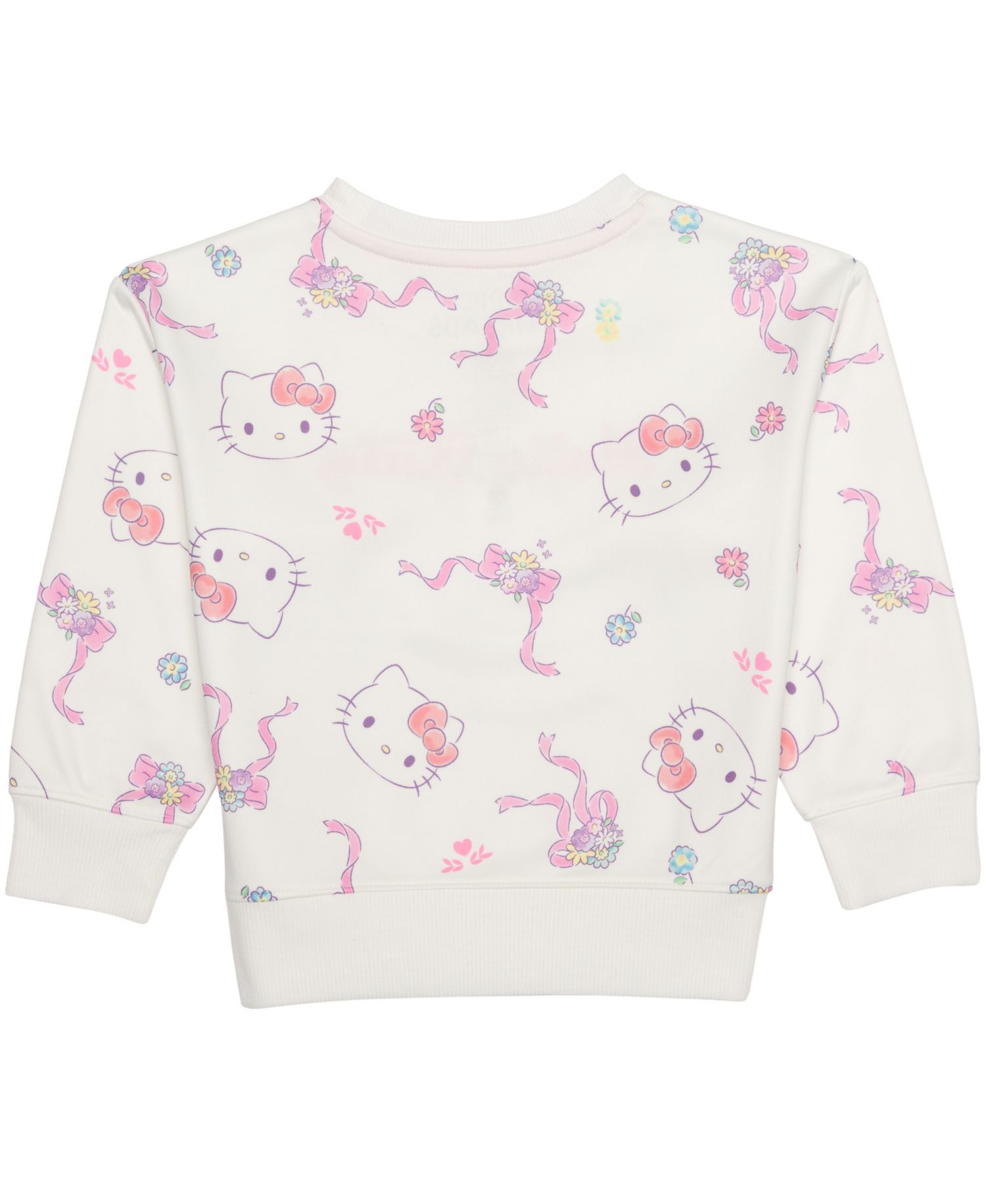 Toddler Girls' 12M-5T Hello Kitty Print Fleece Sweatshirt and Joggers, 2-Piece Set