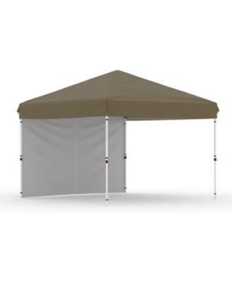 10x10 Feet Pop Up Canopy Tent with 1 Removable Sidewall, Heavy Duty Commercial Canopy, with One-Person Setup, UPF 50+ Waterproof