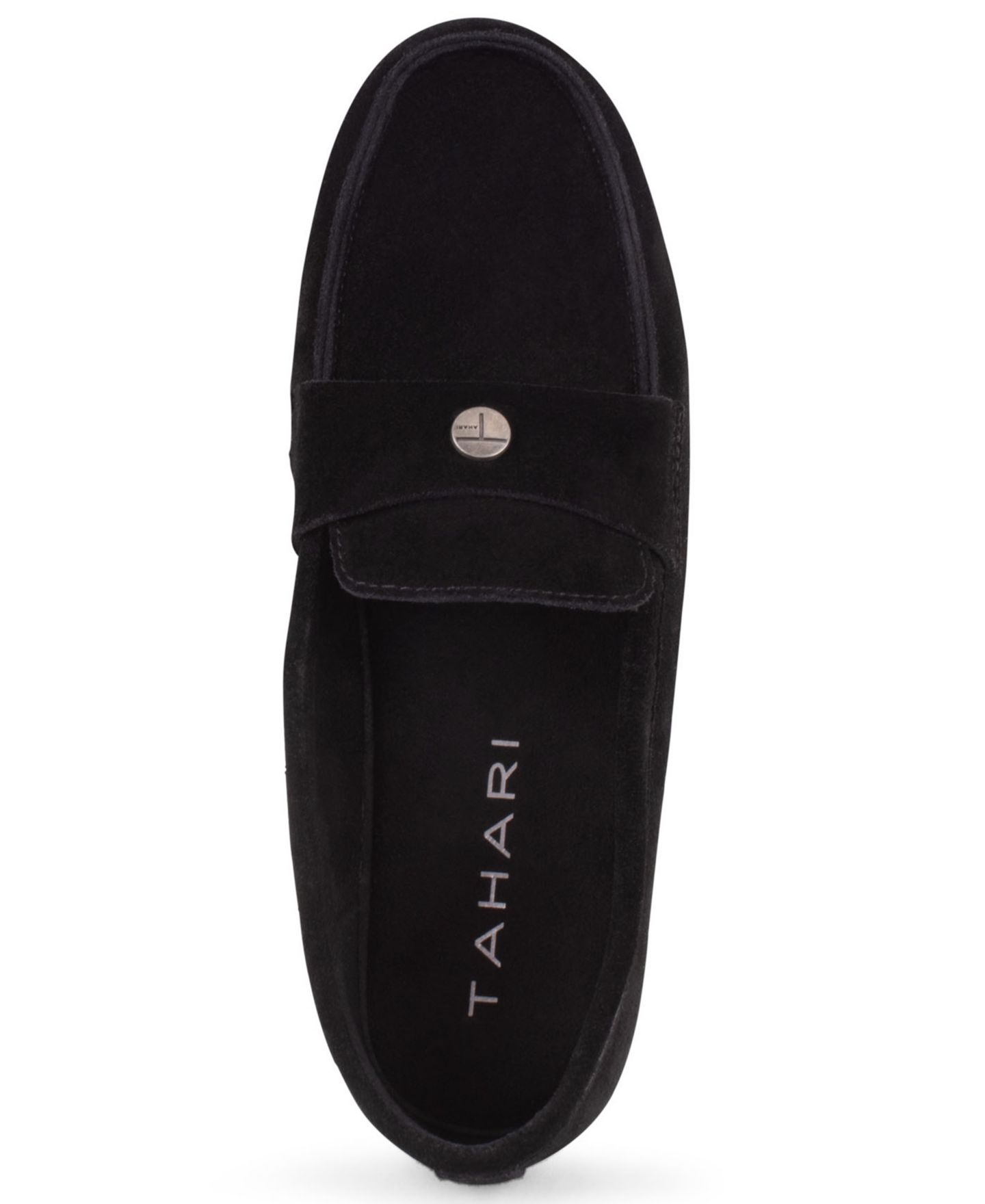 Женские туфли Tahari Bendel Suede Slip-On, цвет: Чёрный — фото 4