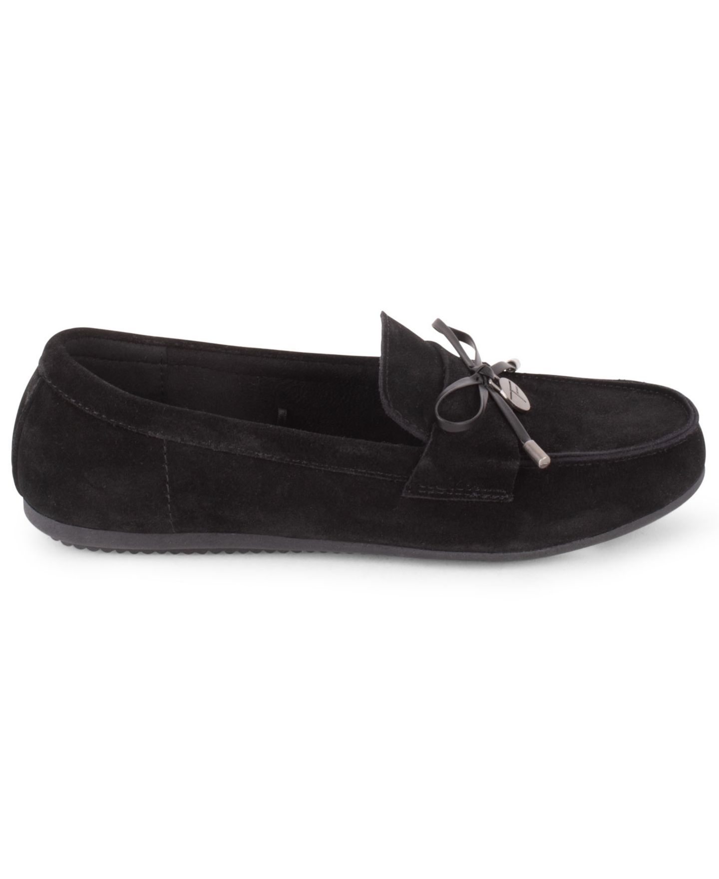 Женские туфли Tahari Bergdorf Suede Slip-On, цвет: Чёрный — фото 2