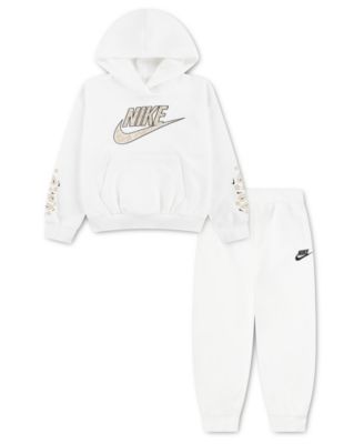 Girls' 4-6X Retro Remix Long-Sleeve Hoodie and Joggers, 2-Piece Set