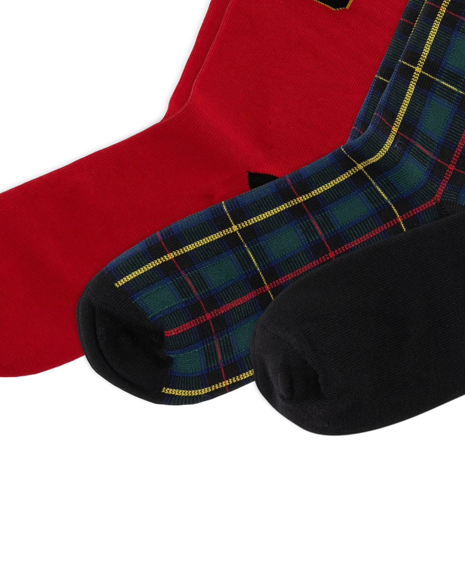 Boys' 4-11 Polo Crest Crew Socks, 3-Pack