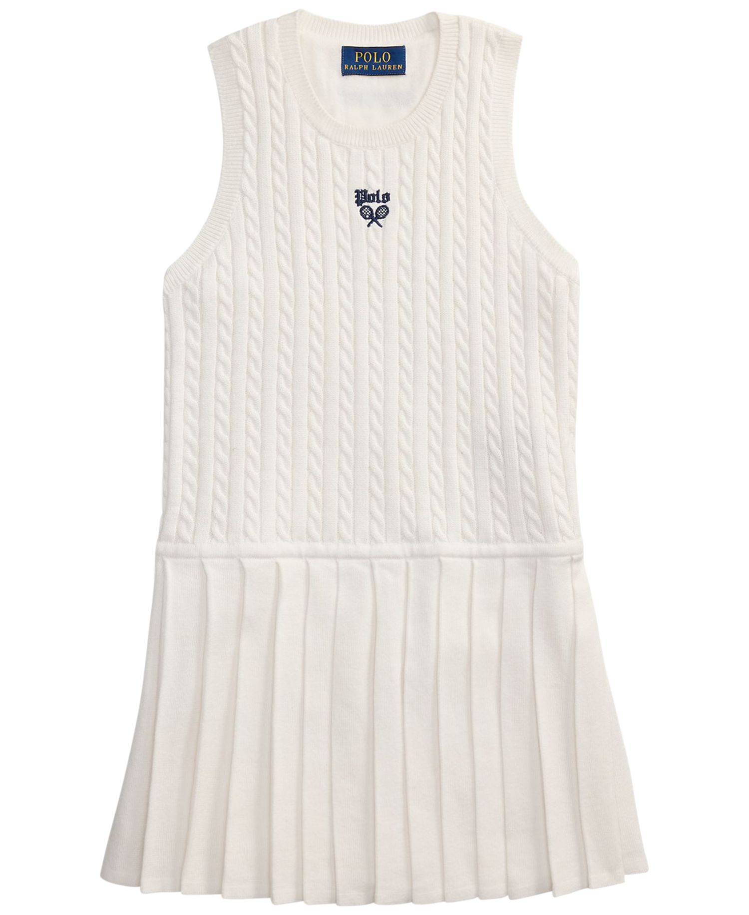 Girls' 2T-6X US Open Sleeveless Sweater Dress