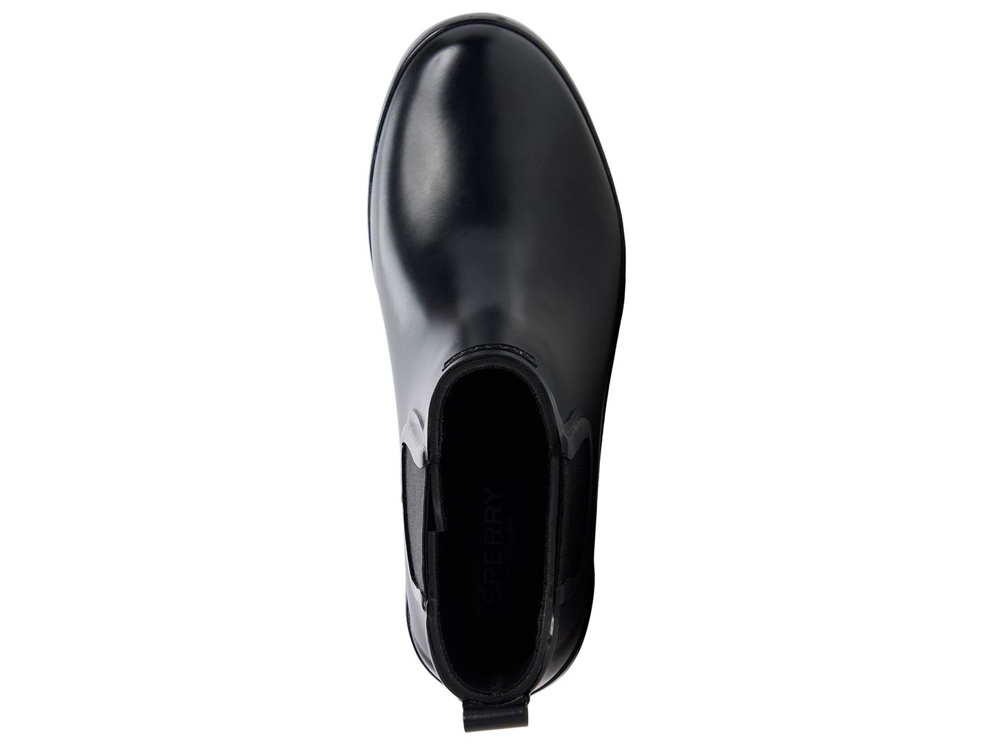 Женские ботинки Sperry Drizzle Chelsea Rain Booties, цвет: Каучуковый чёрный — фото 4