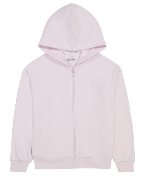 Худи Calvin Klein Long-Sleeve для девочек, цвет: Орхидея ледяной