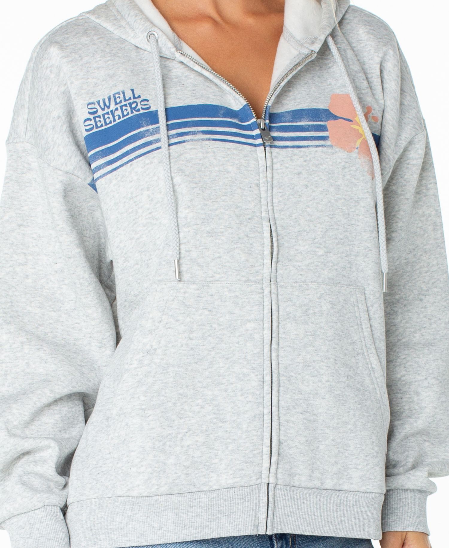 Women's Sundown Oversized Graphic Half-Zip Sweatshirt