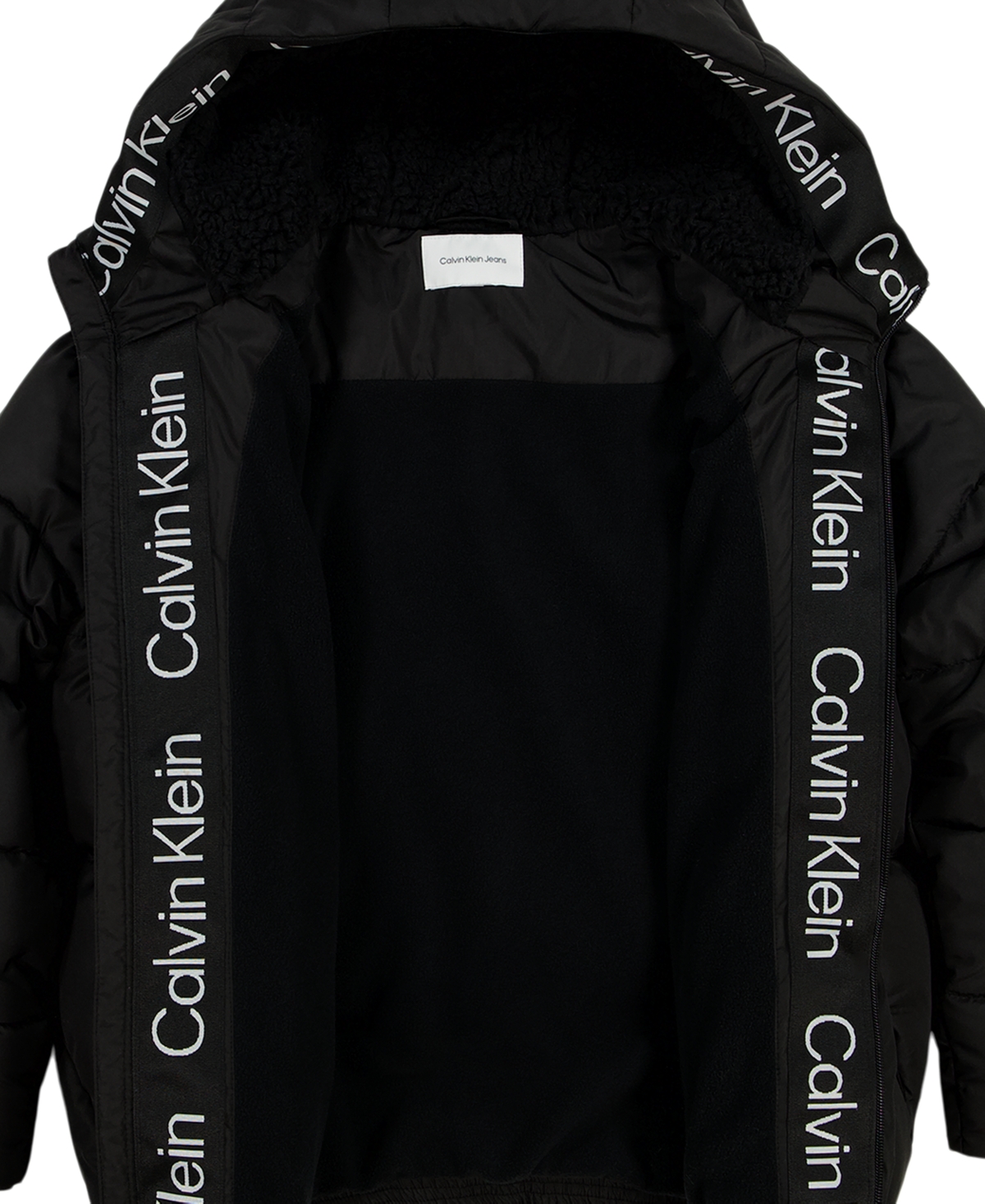 Calvin Klein Boys' 4-7 Relaxed-Fit Long-Sleeve Puffer Jacket