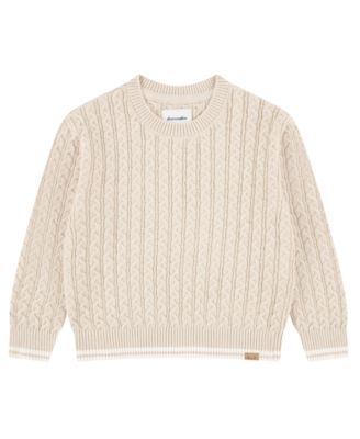 Toddler Boys' 2T-5T Cableknit Crewneck Sweater